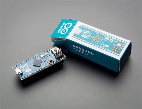 A000053 Arduino Micro With Headers 5v 16mhz Atmega32u4 Assembled