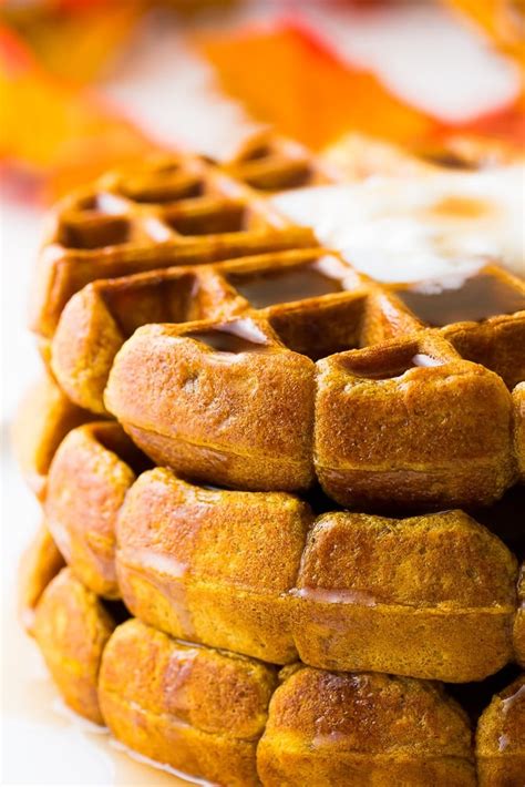 Vegan Pumpkin Waffles Nora Cooks