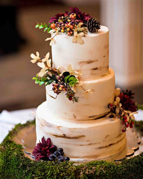 53 Fall Wedding Cakes Were Obsessed With Martha Stewart