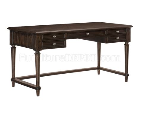 Cardano Desk And Bookcase 1689 16 In Charcoal By Homelegance