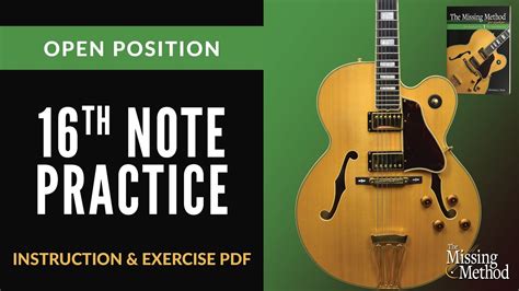 Sixteenth Note Rhythm Practice For Guitar Youtube