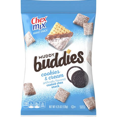 chex mix muddy buddies cookies and cream snack bag 4 25 oz