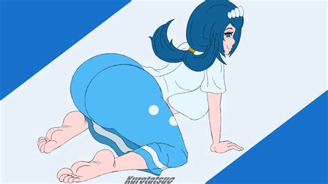 Rule 34 1girls All Fours Animated Animated  Ass Ass Shake Barefoot Big Ass Big Breasts Blue