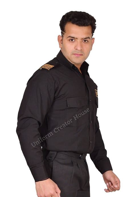 Cotton Security Guard Uniform For Men Black At Rs 650piece In Sonipat