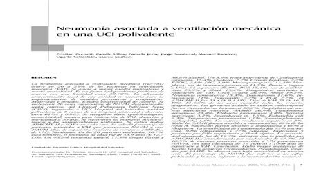 Neumonía Asociada A Ventilación Mecánica En Una Uci · Pulmonar Obstructiva Crónica 39