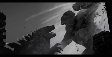 Godzilla Vs Kong Concept Art By Matt Allsopp Rgodzilla