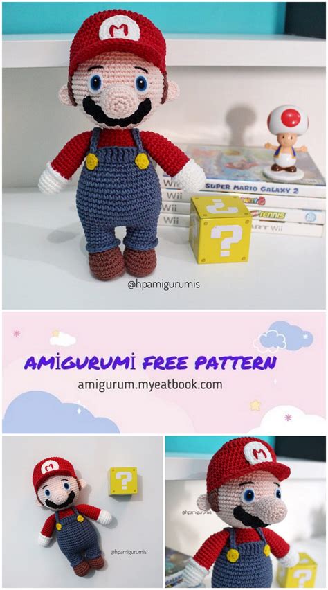 Amigurumi Mario Free Crochet Pattern Amigurumi Patterns