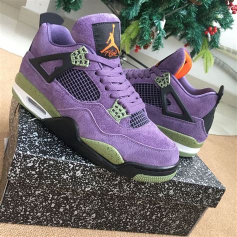 Air Jordan 4 “canyon Purple” Jordan Shoes Retro Sneakers Fashion