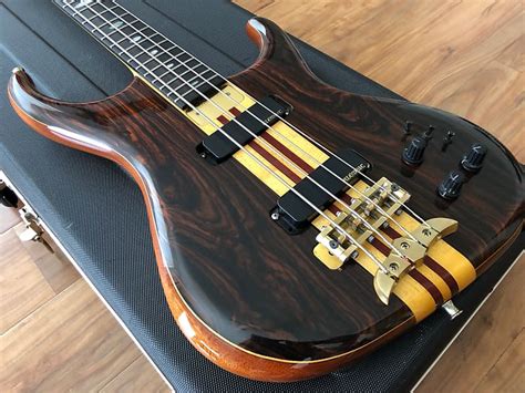 Alembic Europa 4 String Bass Guitar W Amazing Cocobolo Reverb Canada