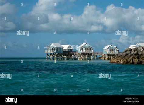 The Abandoned 9 Beaches Resort In Somerset Bermuda Showing Beach Huts