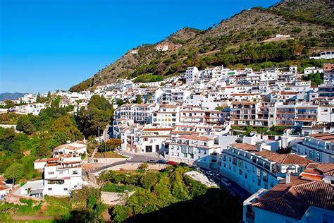The Old Town Of Mijas In Costa Del Sol Andalusia Spain High Quality