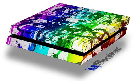 Sony Ps4 Original Console Skins Rainbow Graffiti Uskins
