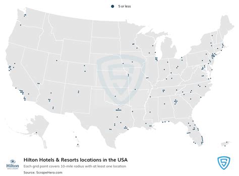 List Of All Hilton Hotels And Resorts Locations In The Usa Scrapehero