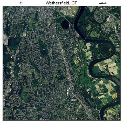 Aerial Photography Map Of Wethersfield Ct Connecticut
