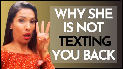 3 Reasons Why She Is Not Texting You Back Youtube