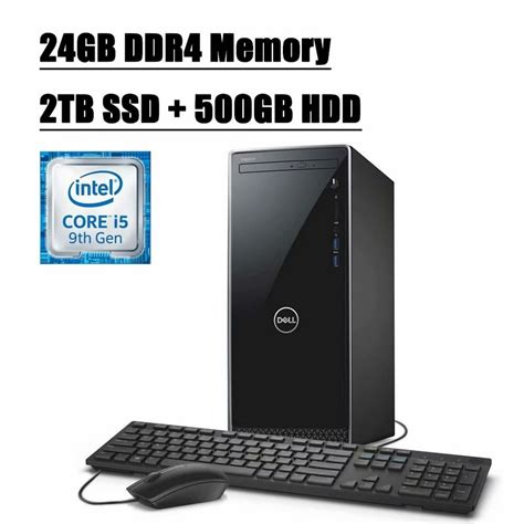 2020 Dell Inspiron 3671 Business Desktop Computer I 9th Gen Intel Hexa