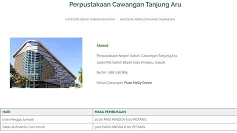 Tanjung Aru Branch Sabah State Library Youtube