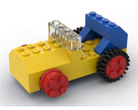 LEGO Set 217-1-s2 Yellow Car (1977 Building Set with People) | Rebrickable - Build with LEGO