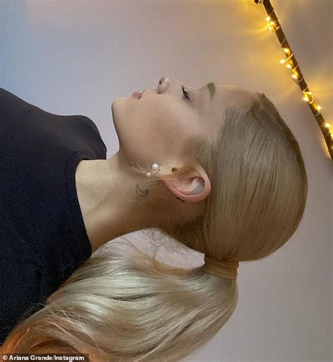 Ariana Grande Unveils Her New Blonde Hair As She Prepares To Play The