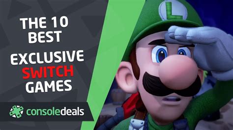 The 10 Best Nintendo Switch Exclusive Games Console Deals Youtube
