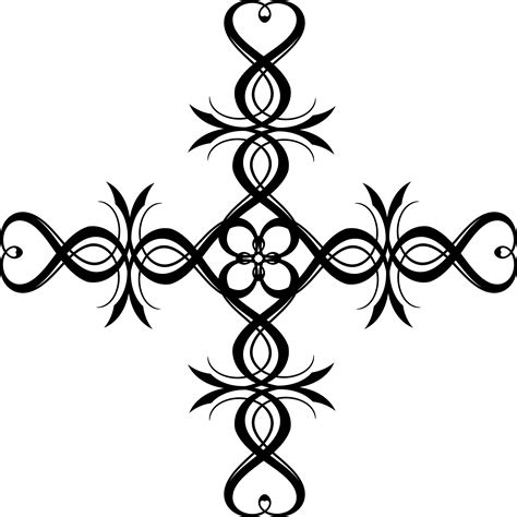Tribal Heart Cross Icons Png Free Png And Icons Downloads
