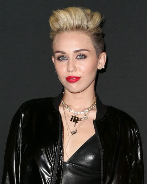 Miley Cyrus Hair Pictures Brunette Miley Cyrus