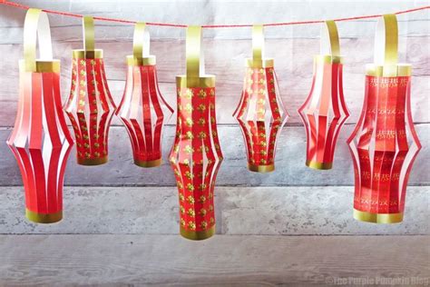 How To Make Paper Lanterns Chinese New Year Of The Pig