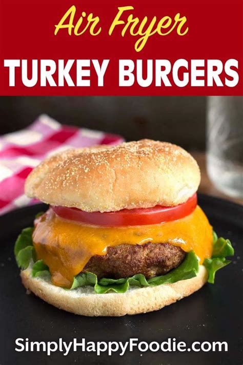 Place burger patties in air fryer basket and season. Air Fryer Turkey Burgers | Simply Happy Foodie