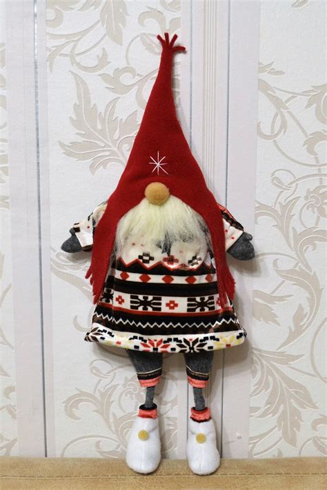 Christmas Gnome Nordic Toy Norwegian Nisse Swedish Gnome Etsy