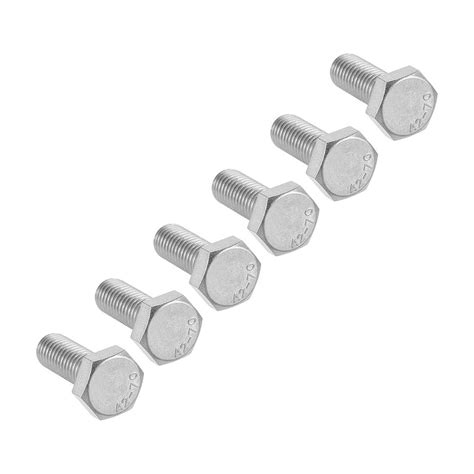 Round Stainless Steel Hex Plain Bolts M6 6 Mm Diameter 2 Mm At Rs