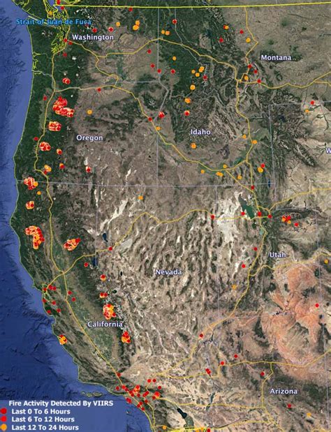 Current Map Of Oregon Fires World Map