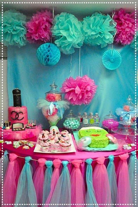 Spa Party Birthday Party Ideas Photo 8 Of 35 Girl Spa Party Spa