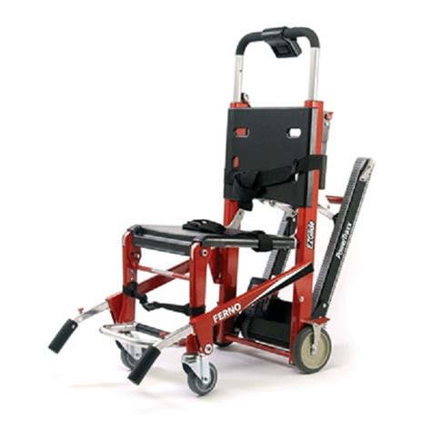 Most evac+chair evacuation chairs use specially designed friction belts which take into account the distribution of the chair's weight and load. Model 59-T EZ Glide PowerTraxx Evacuation Stair Chair : Evacuation Chair