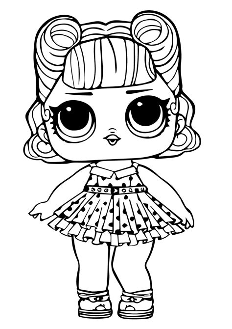 ⭐ free printable lol surprise dolls coloring book. LOL Surprise Dolls Coloring Pages | Free Printable Coloring Page