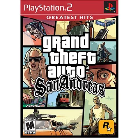 Grand Theft Auto San Andreas Greatest Hits Playstation 2 Walmart