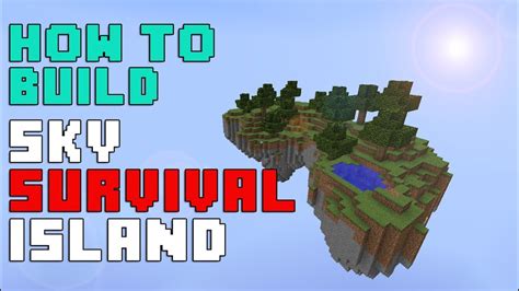 How To Make A Sky Survival Island Youtube