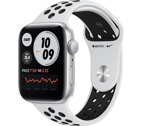 Buy Apple Watch Series 6 Silver Aluminum With Pure Platinum And Black