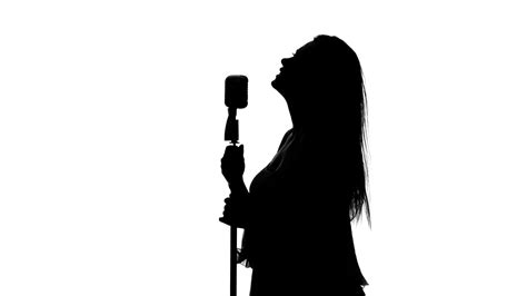 Singer Silhouette at GetDrawings | Free download