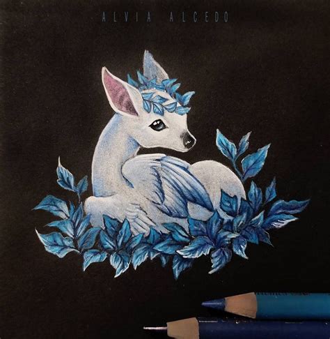 Alvia Alcedo Prismacolor Art Art Drawings Sketches Cute Animal Drawings