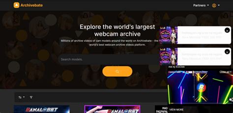 Обзор Archivebate и лучших сайтов с бесплатными секс камерами таких как Archivebate com