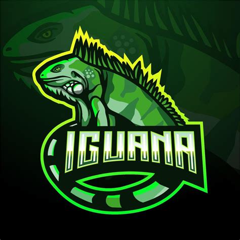 Iguana Esport Mascot Logo Design 6948571 Vector Art At Vecteezy