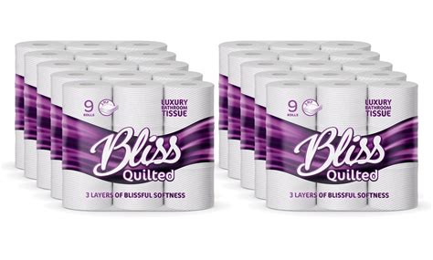 Bliss Quilted Toilet Rolls Groupon