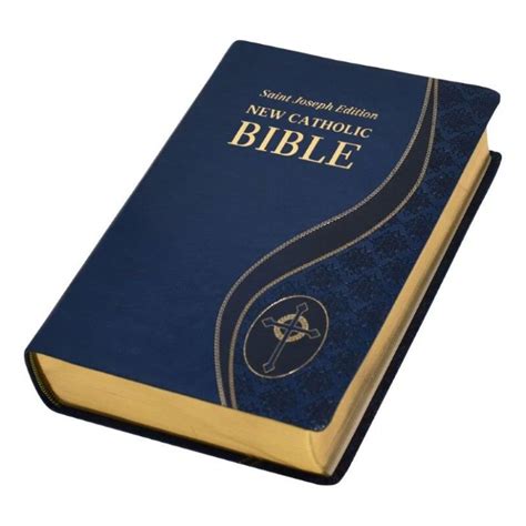 The New Catholic Bible Giant Type Edition Dura Lux Dark Blue