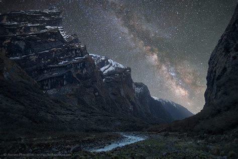 The Milky Way As Seen From The Himalaya Mountains