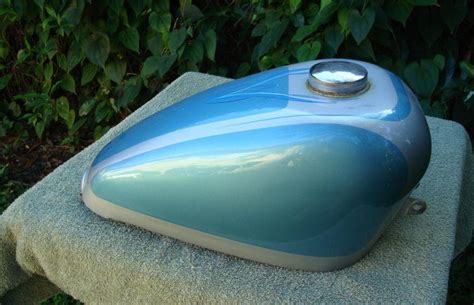 Preparing the gas tank for your paint job. Purchase Harley Sportster Gas Tank custom paint in Tampa ...