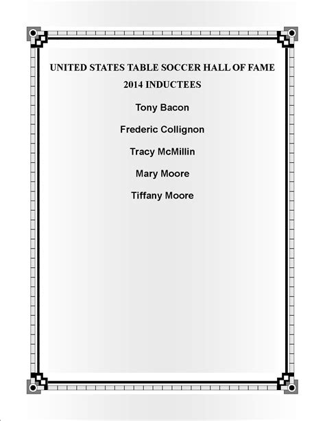 Hall Of Fame Induction 2014