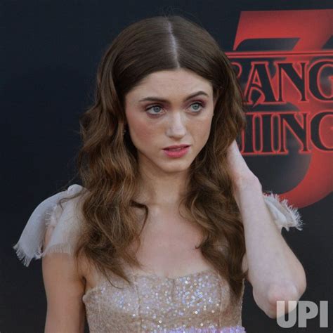 Natalia Dyer Attends The Stranger Things 3 Premiere In