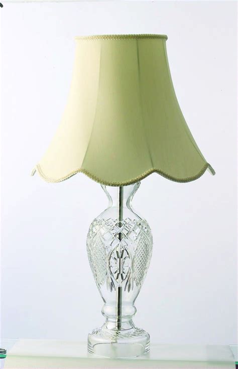 Light up your home with the galway irish crystal chandelier collection www.galwaycrystal.ie. Galway Crystal Corrib 15 | Crystal lamp, Lamp shade, Irish ...