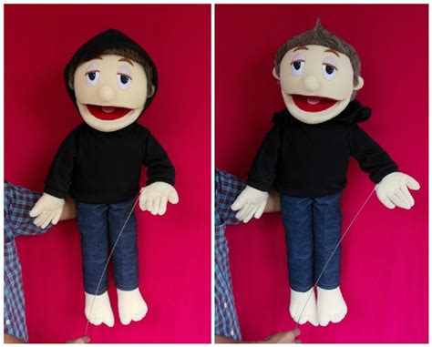Cheer Up Your Kids Mas Bro Moveable Mouth Puppet Handmade