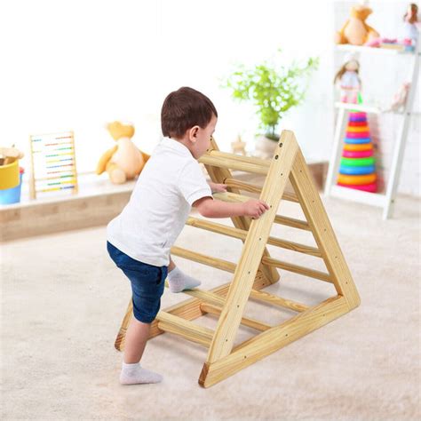 Sale Montessori Pikler Eco Pine Climbing Triangle Toddler Climbing